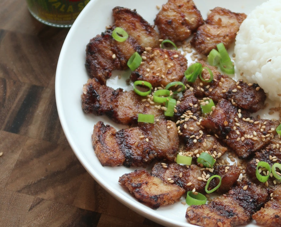 Air Fryer Mala Pork Belly