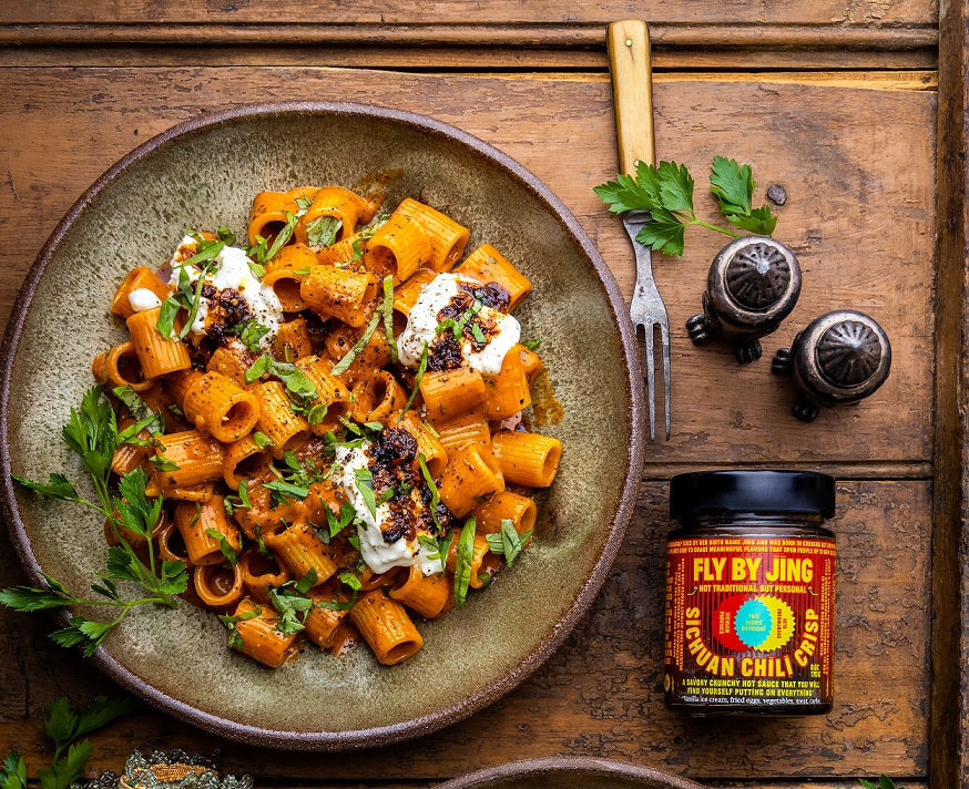 Sichuan Chili Crisp Rigatoni alla Vodka